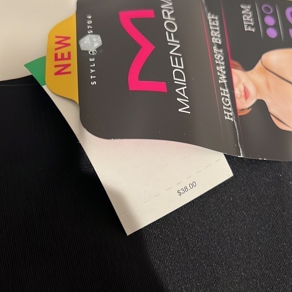 Maidenform High Waist Brief  Firm Compression Body Shaping lacy panties NWT - Picture 8 of 9